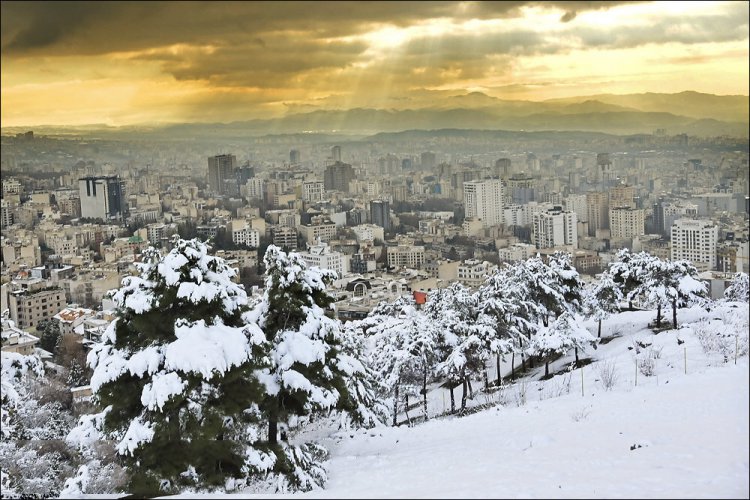 بارش برف در تهران | توصیه‌های مهم پلیس راهور پایتخت