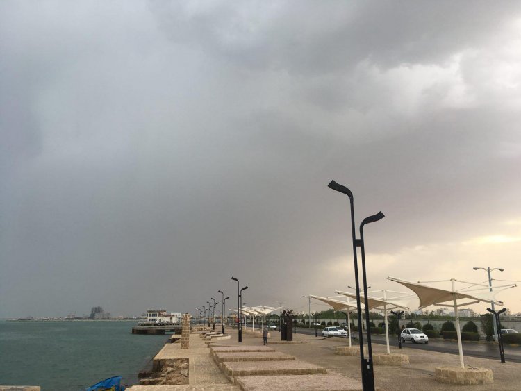 آسمان بوشهر بارانی می‌شود‌‌
