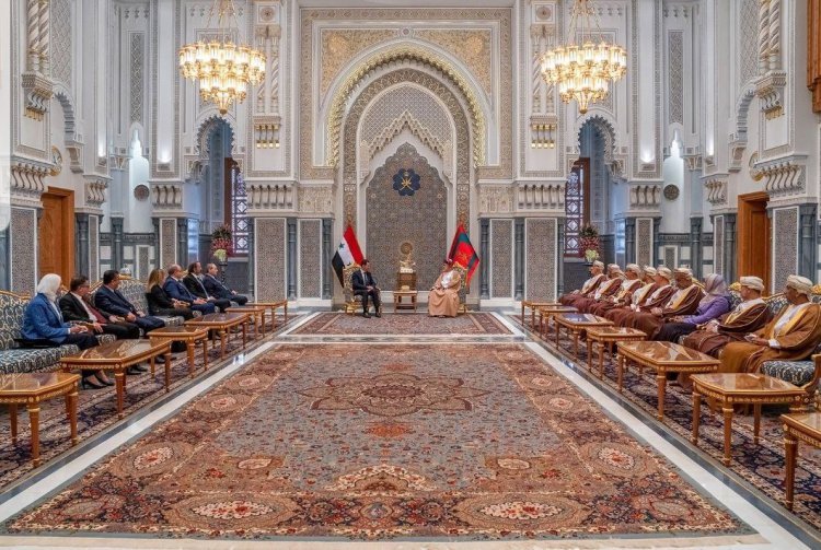 تصویری جذاب از کاخ پادشاه عمان با تزئینات ایرانی