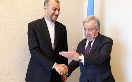 توافق امیرعبداللهیان و گوترش بر سر مذاکرات رفع تحریم‌ها