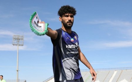 تصادف شدید مدافع ملی پوش