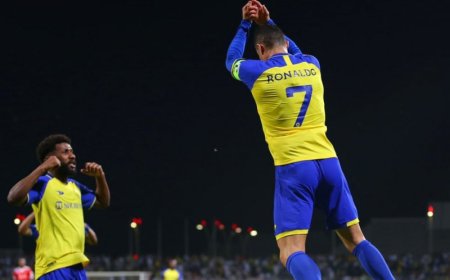 واکنش رونالدو به سوپر گل 30 متری (عکس)