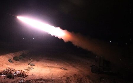 حملات موشکی به چند پایگاه آمریکا در شرق سوریه