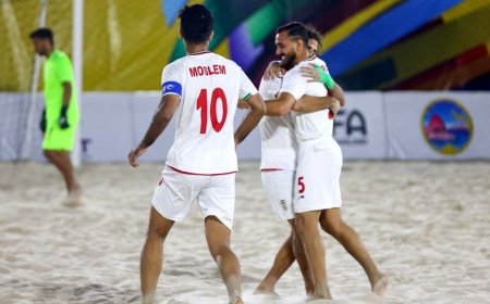 ایران قهرمان فوتبال ساحلی آسیا شد