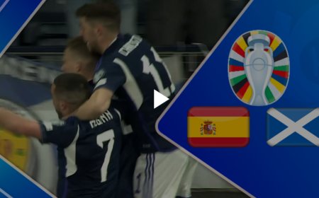 خلاصه بازی اسکاتلند 2 - اسپانیا 0