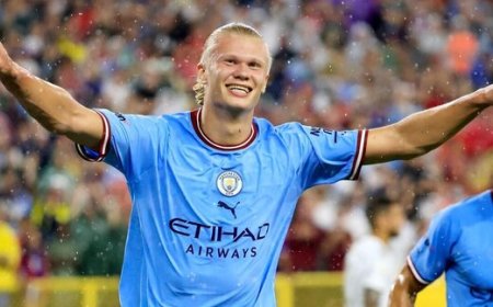 عکس | هالند تحت پیگرد پلیس منچستر قرار گرفت