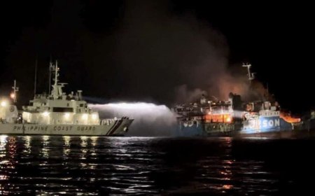 آتش‌سوزی کشتی تفریحی در فیلیپین جان 31 نفر را گرفت