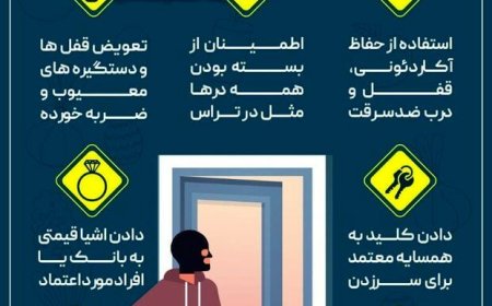 چند نکته برای ناکامی سارقان نوروزی خانه‌ها