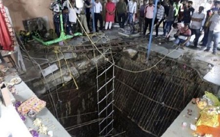 جان باختن ۳۵ نفر در حادثه فرونشست معبد هندوها در مادیا پرادش