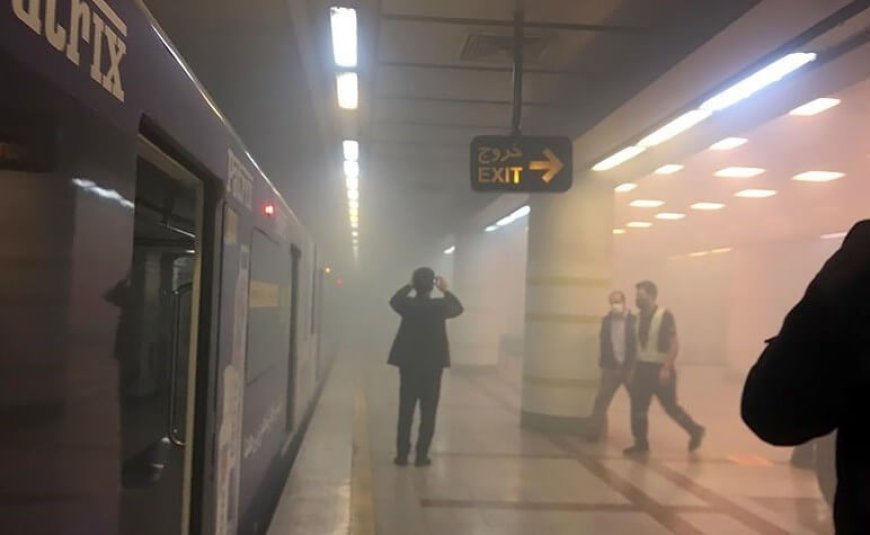 علت انتشار دود در مترو تهران چه بود؟
