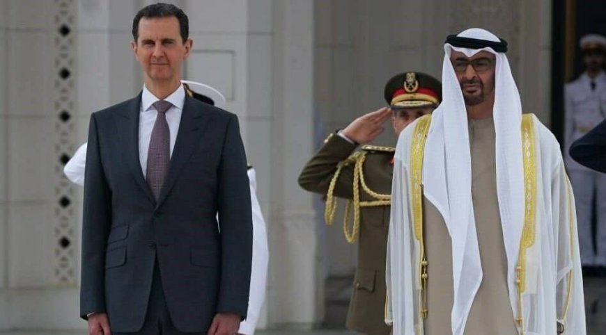 بشار اسد به امارات رفت