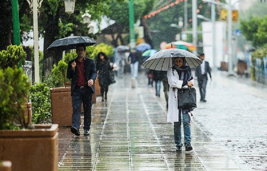 پیش‌بینی بارش باران در تمام مناطق کشور