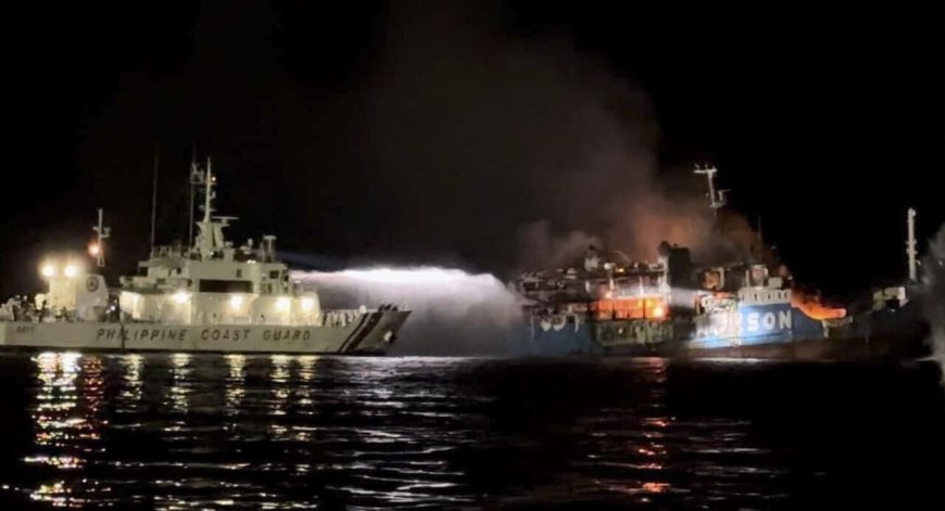 آتش‌سوزی کشتی تفریحی در فیلیپین جان 31 نفر را گرفت