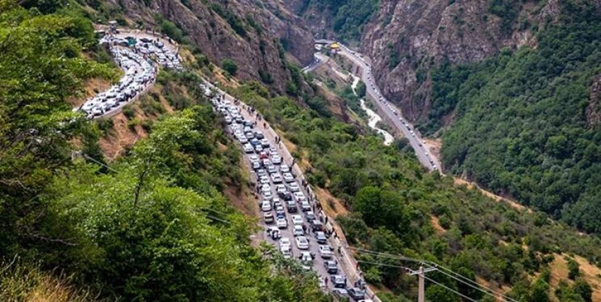 تردد از کرج و آزادراه تهران - شمال به چالوس ممنوع شد