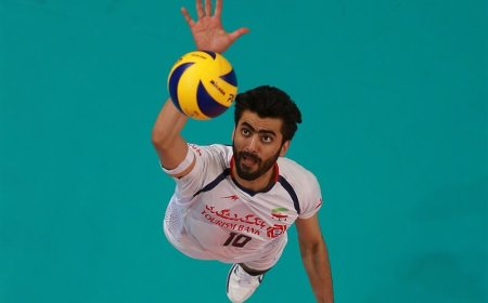 امیر غفور از تیم ملی والیبال خداحافظی کرد