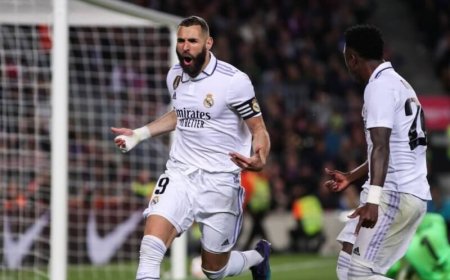 ببینید| هتریک بنزما، گل چهارم رئال مادرید به بارسلونا