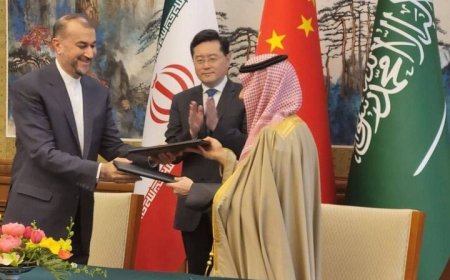 بیانیه مشترک ایران و عربستان در پکن