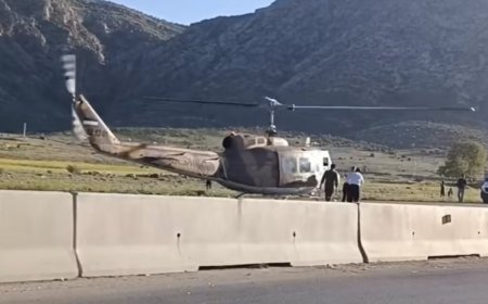 ببینید | فرود هلیکوپتر اورژانس در جاده شیراز