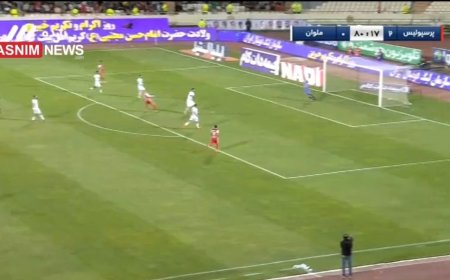 ببینید؛ گل سوم پرسپولیس به ملوان توسط لئاندرو پریرا