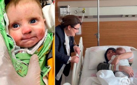 ببینید | وصال مادر و نوزاد ترکیهای دو ماه پس از زلزله مرگبار