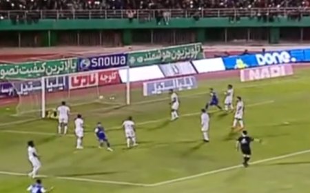 ببینید| گل  استقلال به آلومینیوم توسط قائدی