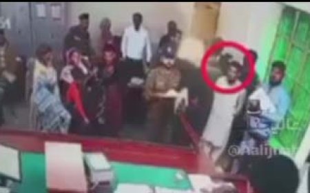 ویدئویی هولناک از لحظه انجام  قتل وسط جلسه دادگاه