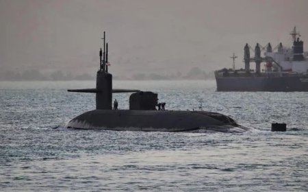 زیردریایی هسته‌ای آمریکا با «قابلیت حمل ۱۵۴ موشک» وارد خلیج فارس می‌شود 