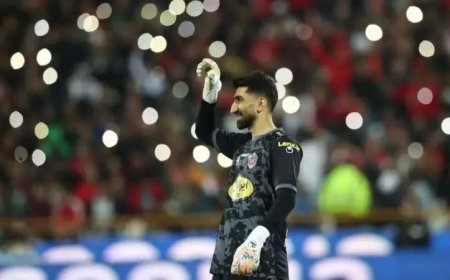 بیرانوند و ثبت یکصد کلین شیت در پرسپوليس 