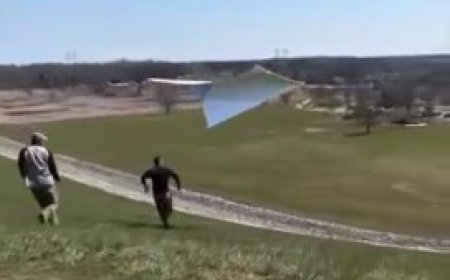 ببینید | پرواز بزرگ ترین هواپیمای کاغذی جهان