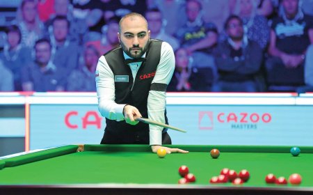 درخشش حسین وفایی در بخش نخست اسنوکر قهرمانی جهان