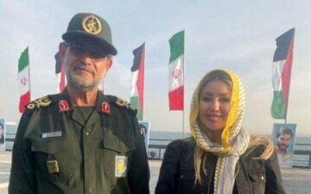 عکس پربازتاب پوشش خبرنگار زن روی ناو سپاه