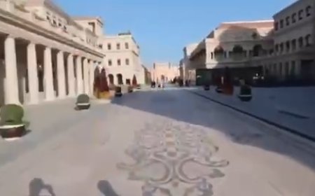 ببینید | جادوی دلارهای نفتی در قطر؛ تکنیک کاهش دمای خیابانی از ۴۵ درجه با ۲۳ درجه!