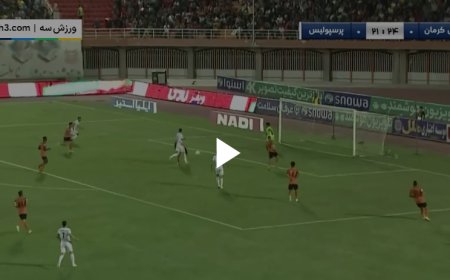 ببینید| گل اول پرسپولیس به مس کرمان توسط صادقی