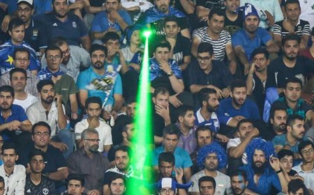 کمیته انضباطی: تماشاگران لیزر بیندازند، باشگاه محروم می‌شود 