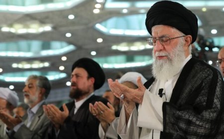 اقامه نماز عید فطر به امامت رهبر معظم انقلاب