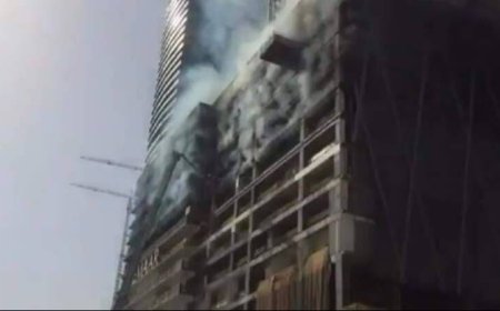 آتش سوزی مرگبار در یک ساختمان مسکونی در دبی