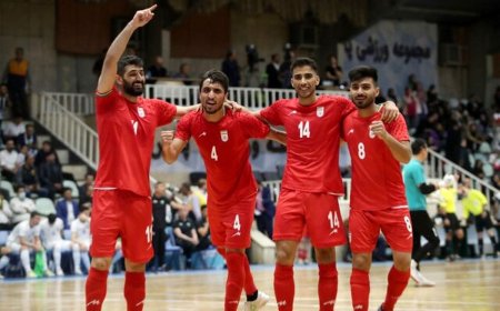 گل‌های دیدار دوستانه فوتسال ایران 8 _ 1 ازبکستان