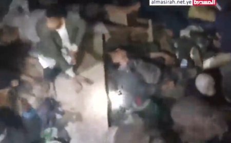 تصاویر فاجعه تلخ ؛ ۷۸ نفر بر اثر ازدحام جمعیت در یمن کشته شدند