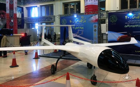 این پهپاد ایرانی برای جنگ الکترونیک به میدان آمده‌!