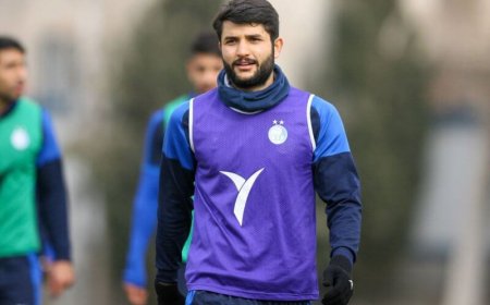 عکس| مامور مهار مهدی عبدی در دربی!