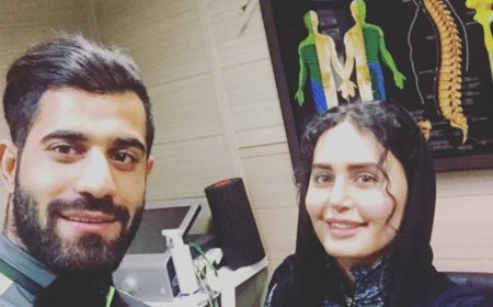 سلفی جنجال‌ساز یک پرسپولیسی در کنار الناز شاکردوست