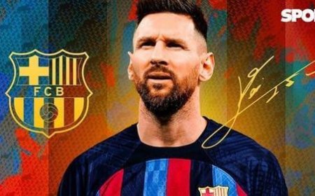 مسی با 15 چمدان به بارسلونا برگشت!