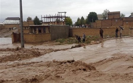 فیلم| وقوع سیل در منطقه گردشگری «شیرز»