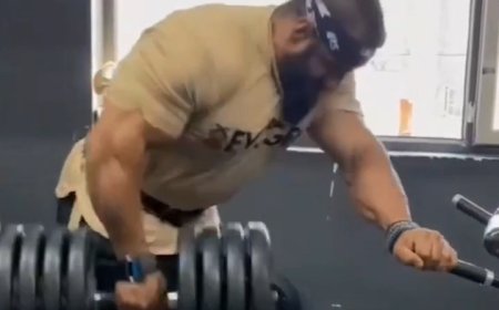 ببینید | تمرینات سخت و طاقت فرسا گرگ ایرانی در باشگاه بدنسازی!