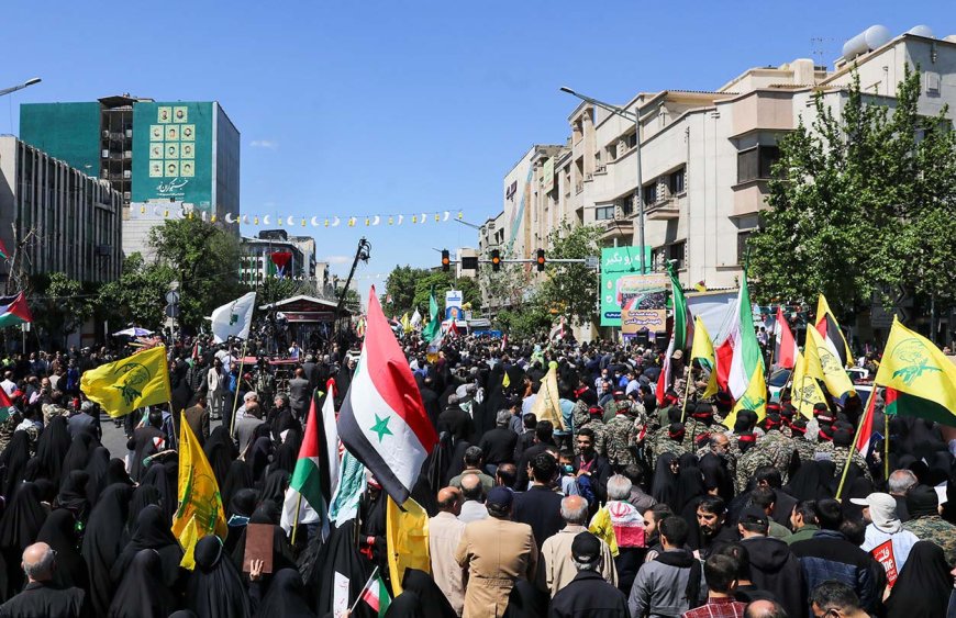 تصاویر راهپیمایی روز جهانی قدس در سراسر ایران