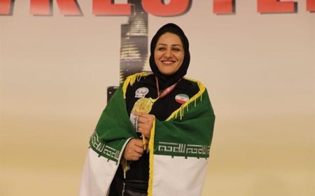 بانوی ایرانی  قهرمان مچ‌اندازی آسیا شد 