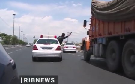 ببینید | لحظه کشف ۹۵ کیلو تریاک وسط خیابان‌های تهران