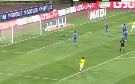 ببینید| گل  مساوی صنعت نفت به استقلال