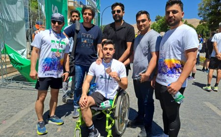 عکس| مسابقه «دو نیمه ماراتن» شیراز