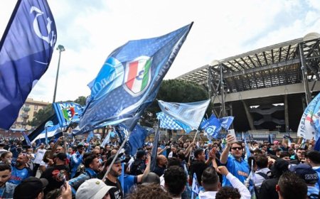 تونل افتخار برای ناپولی با حضور سیمئونه + فیلم